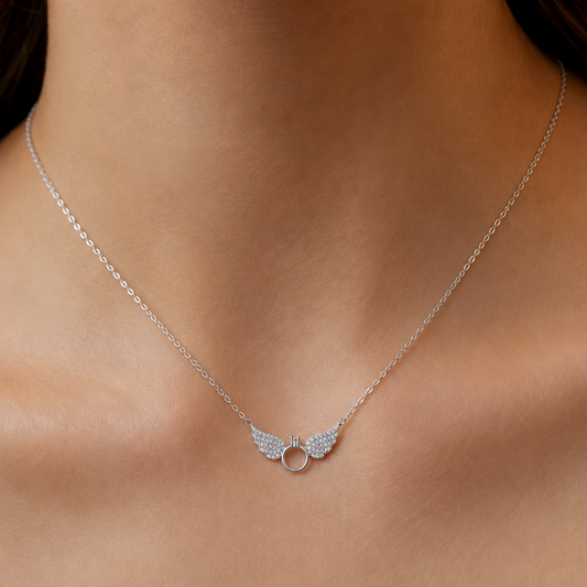 Elegant Women's 925 Sterling Silver Necklace