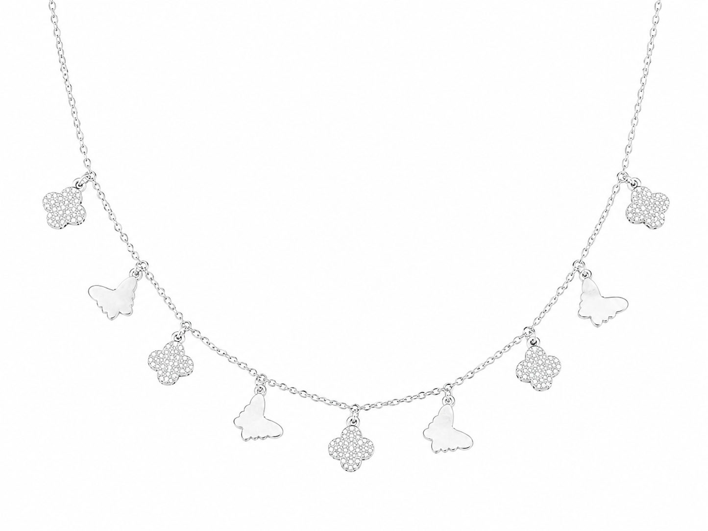 Pure Women's 925 Sterling Silver Necklace