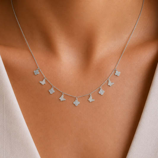Pure Women's 925 Sterling Silver Necklace