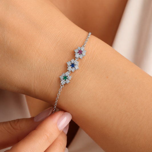 Opulent Edge Bracelet Silver 925K