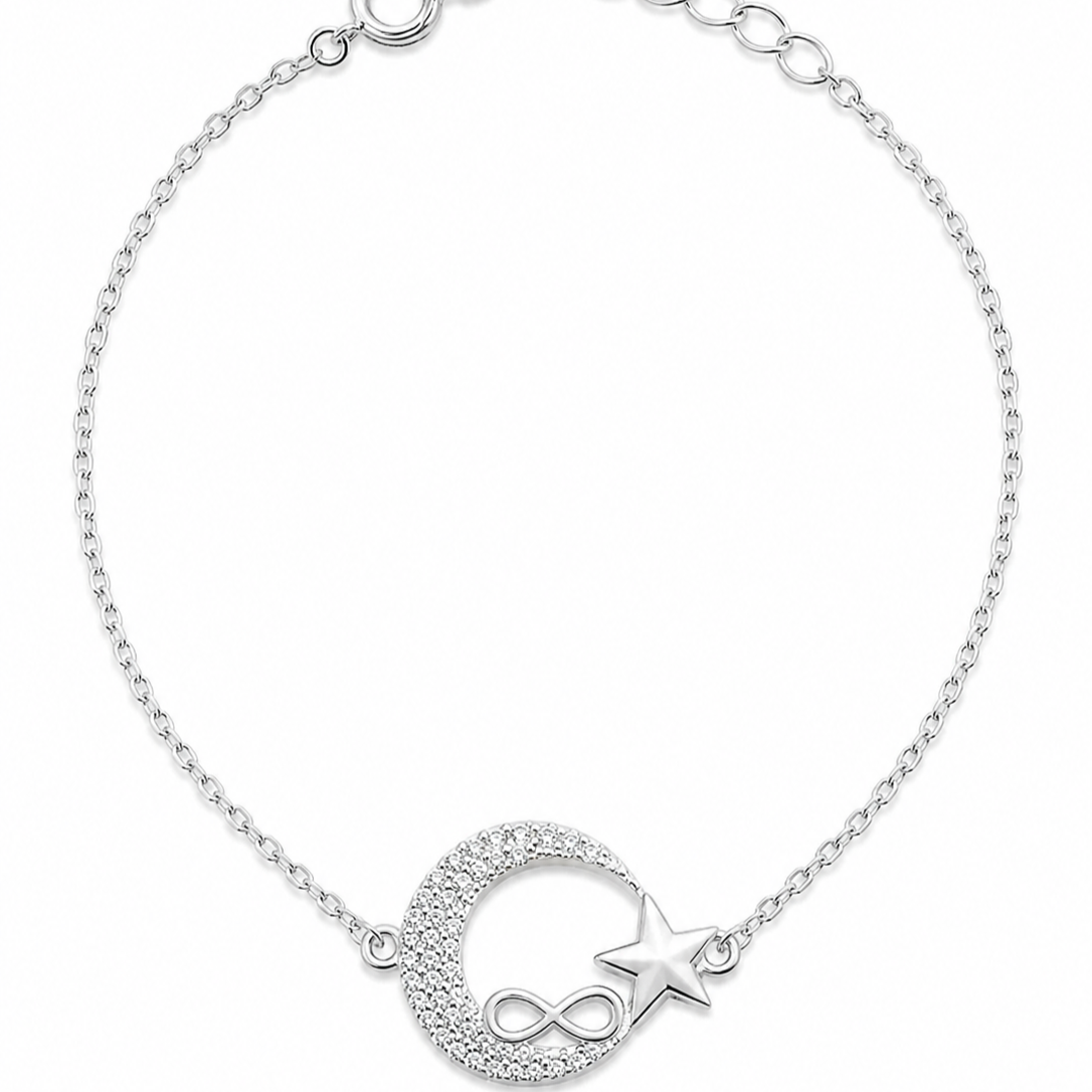 Silken Aura Bracelet Silver 925K