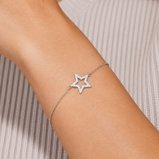 Velvet Infinity Bracelet Silver 925K