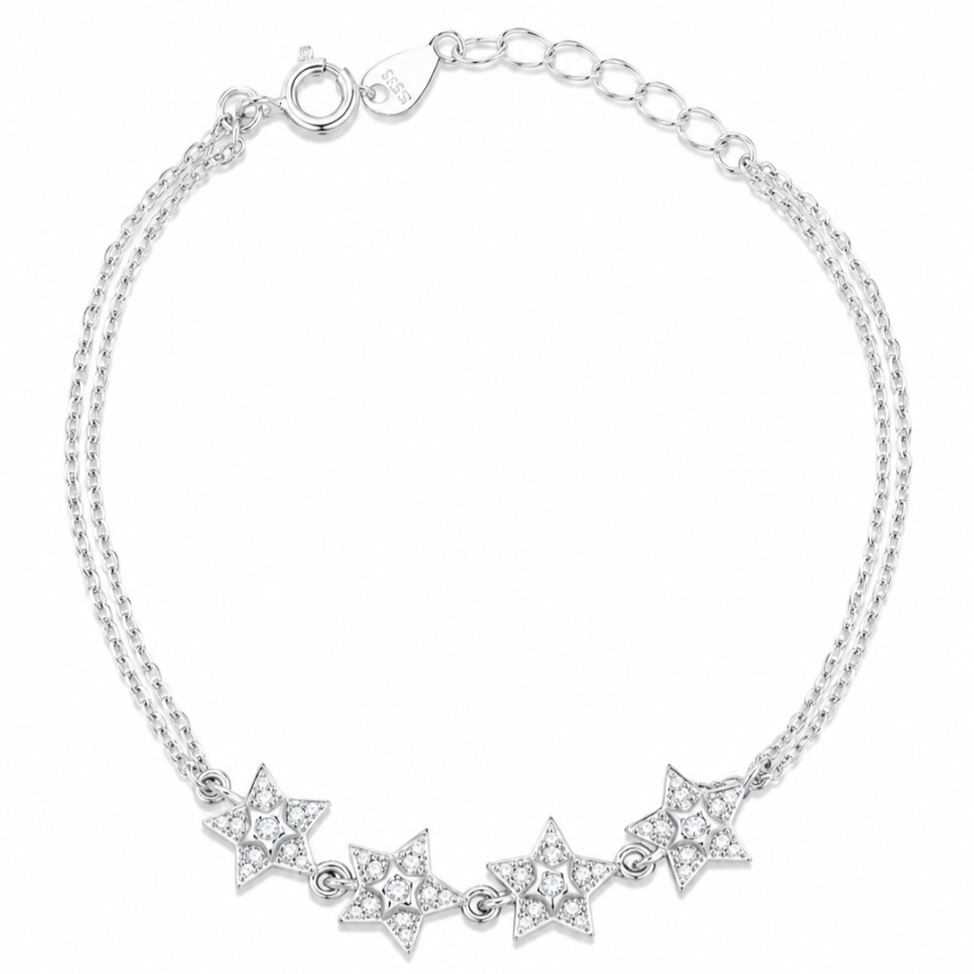 Diamond Veil Bracelet Silver 925