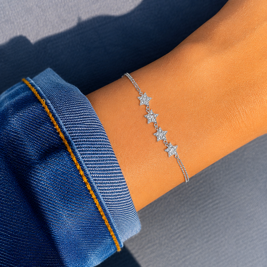 Diamond Veil Bracelet Silver 925
