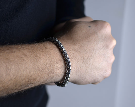 BRACELET FOR MEN PURE SILVER 925k