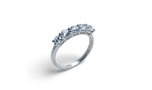 ring for women pure silver 925k PLATED BY PLATINUM