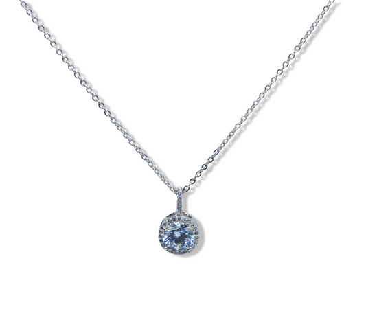 necklace for women made by pure silver 925k PLATED PLATINUM