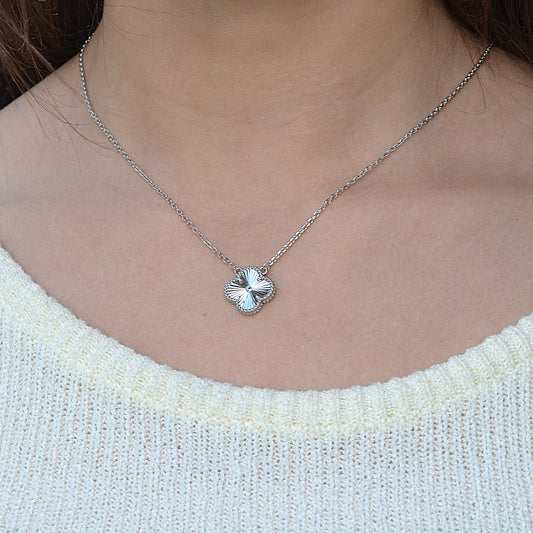 van cleef necklace for women  italy silver 925k