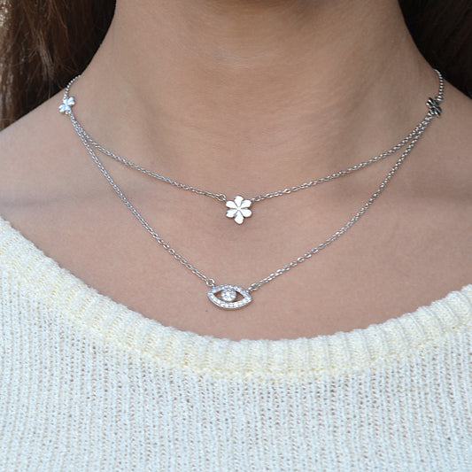necklace for women silver 925k italian