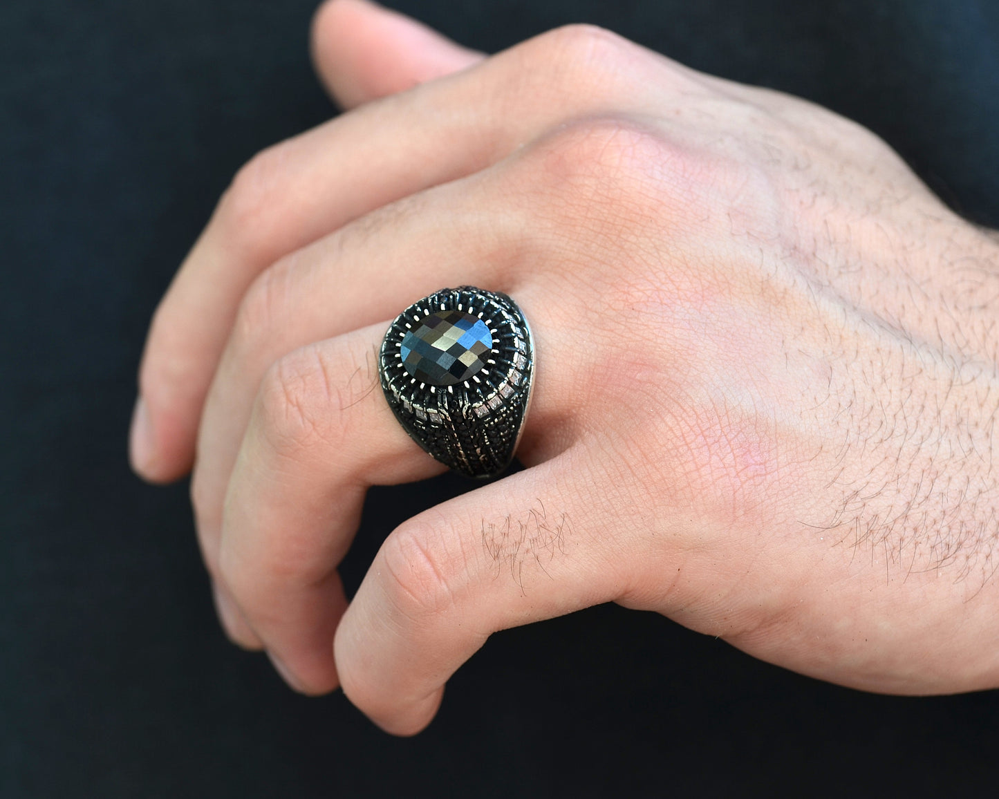 ring for men silver 925k