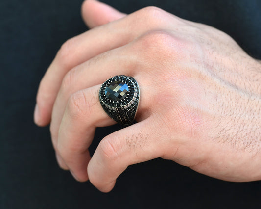 ring for men silver 925k