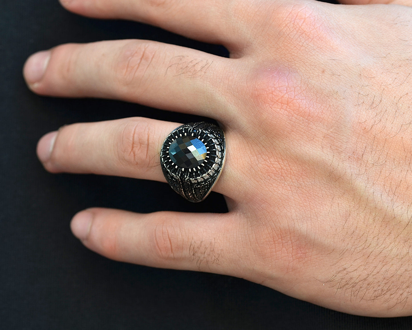 ring for men silver 925k