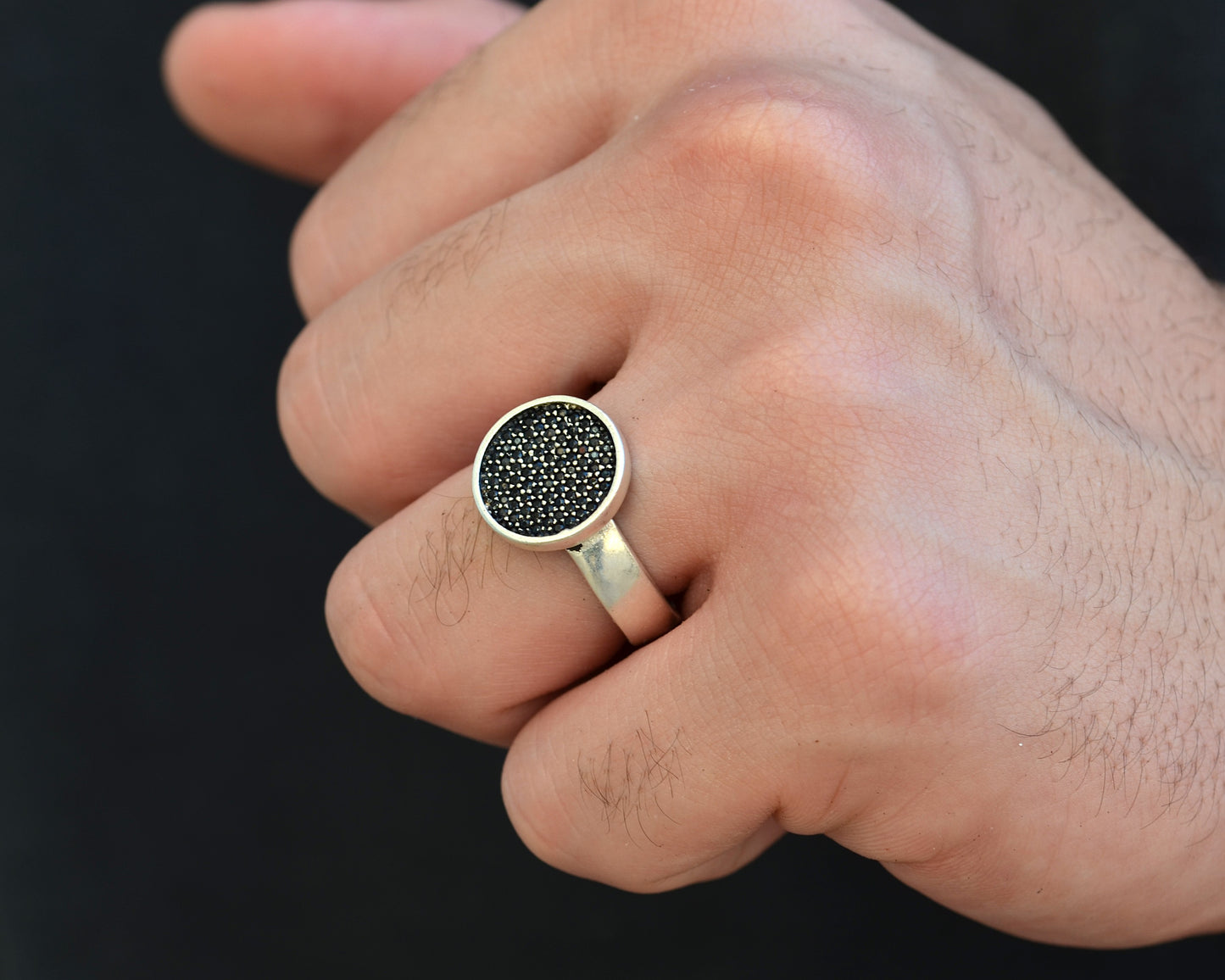 ring for men silver 925k