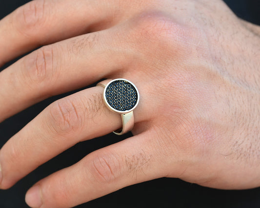 ring for men silver 925k