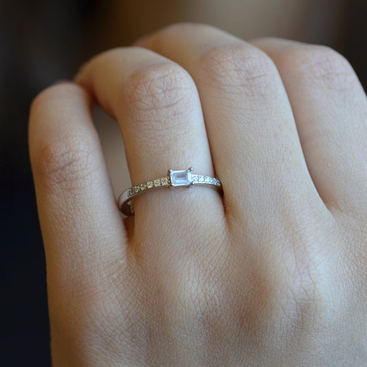 Simple ring silver 925k