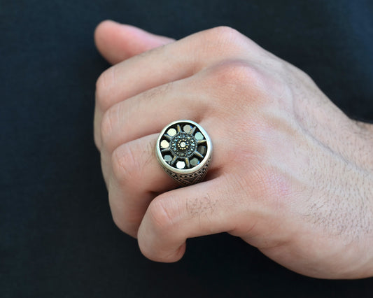 Ring for men pure silver 925k