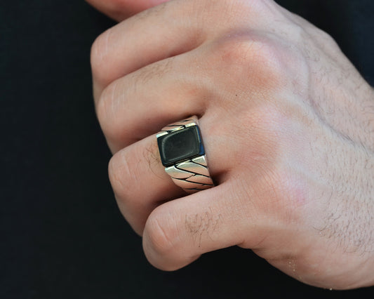 ring for men silver 925k