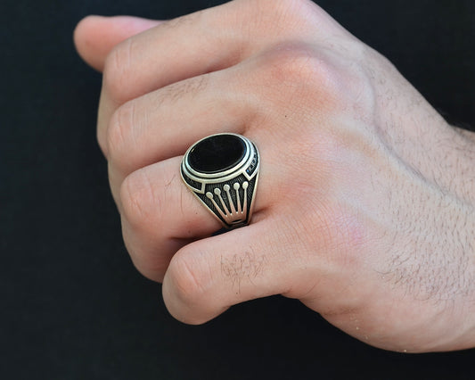 ring for men silver 925k
