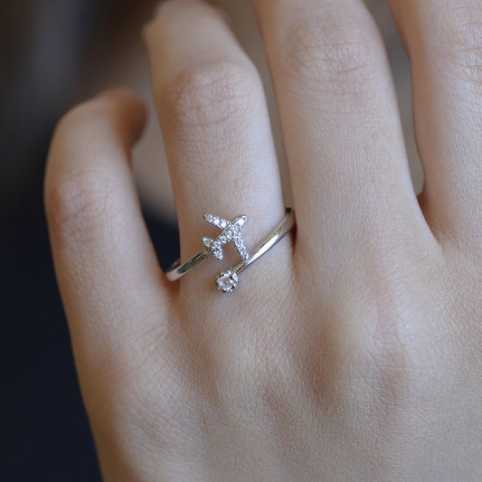 Fly ring silver 925k