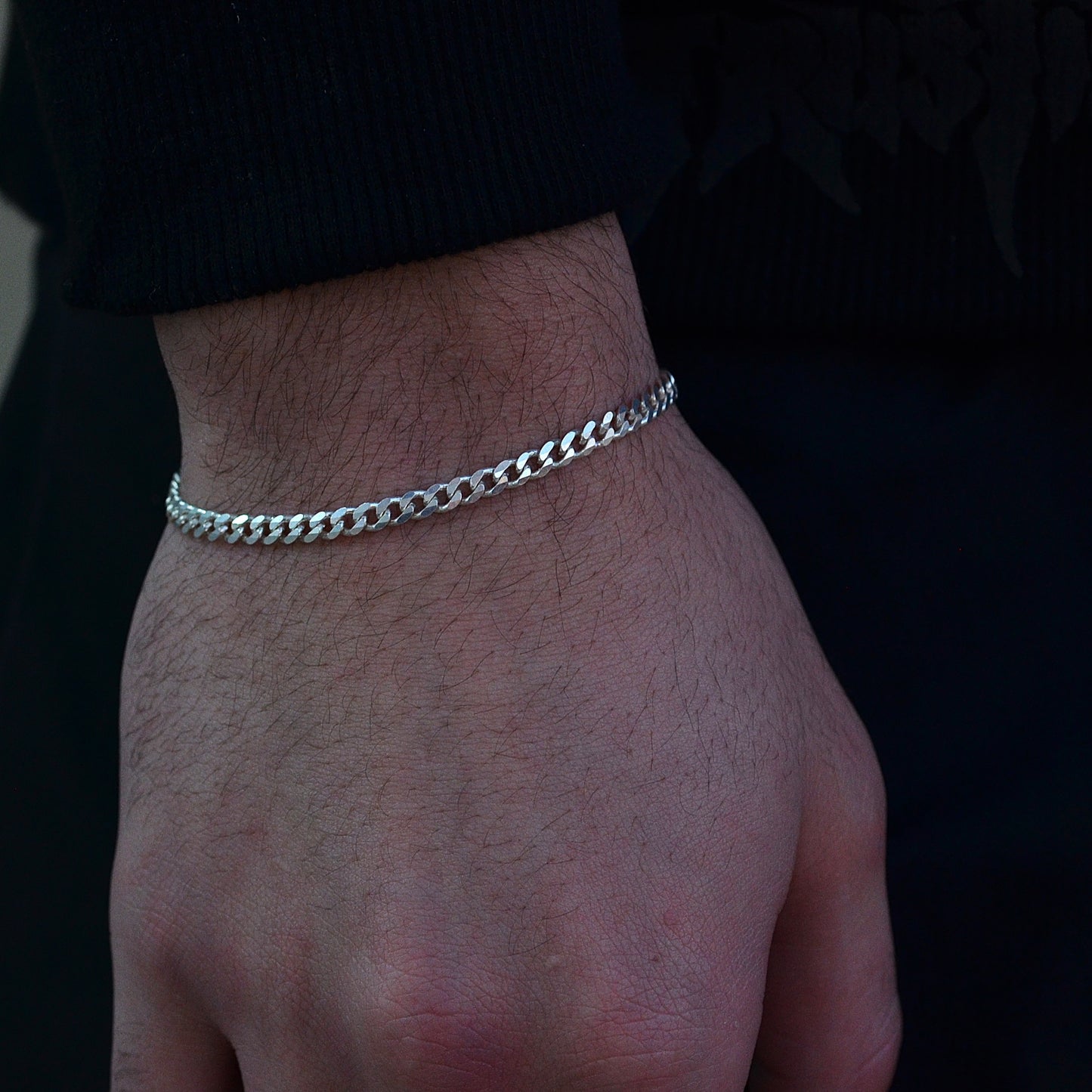 gromet braclete for men silver 925k