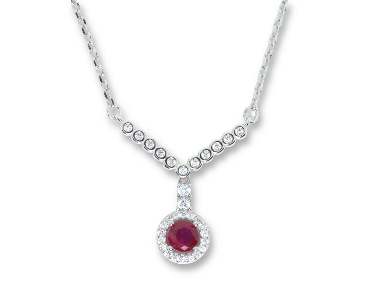 necklace for women pure silver PLATED BY PLATINUM