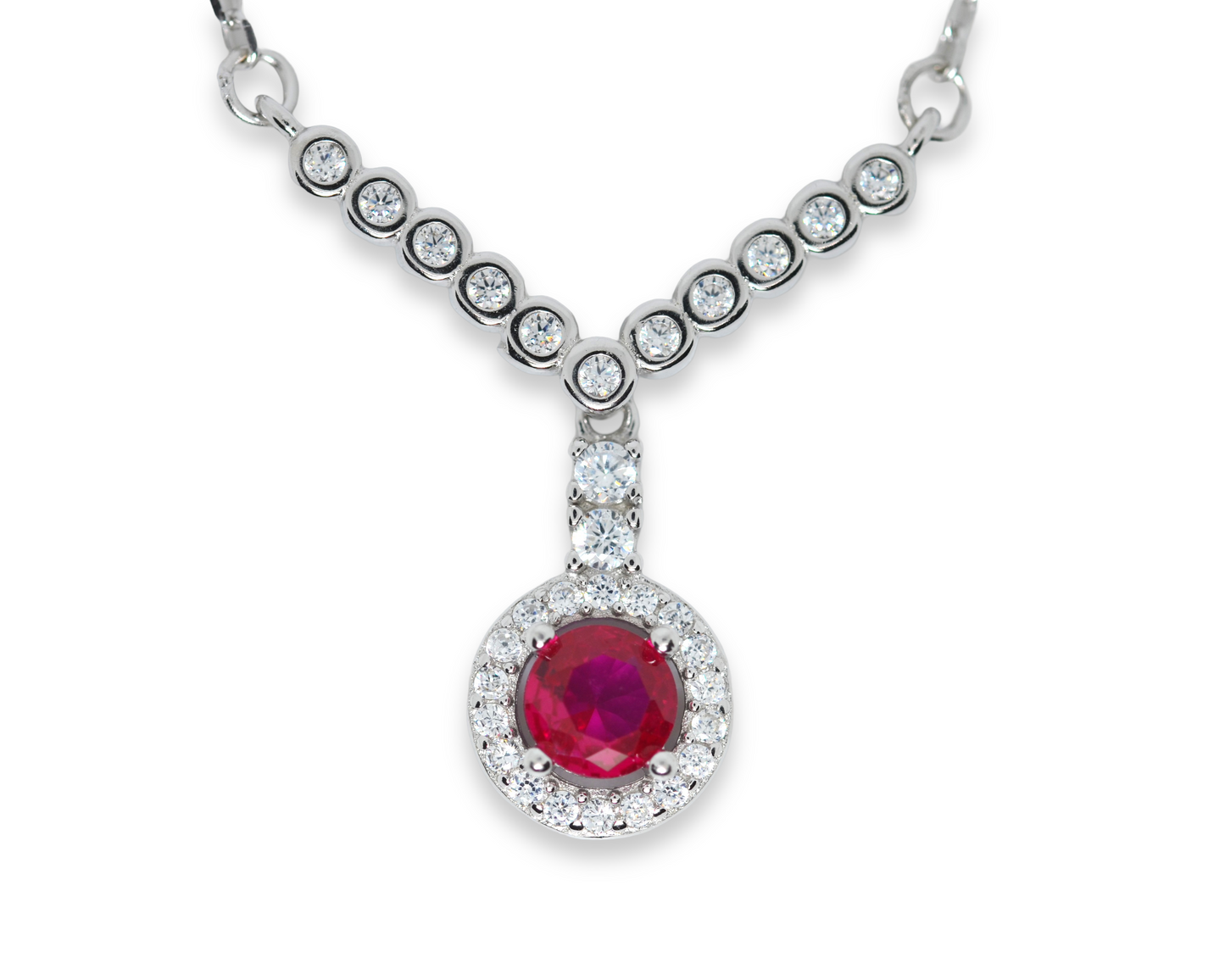 necklace for women pure silver PLATED BY PLATINUM