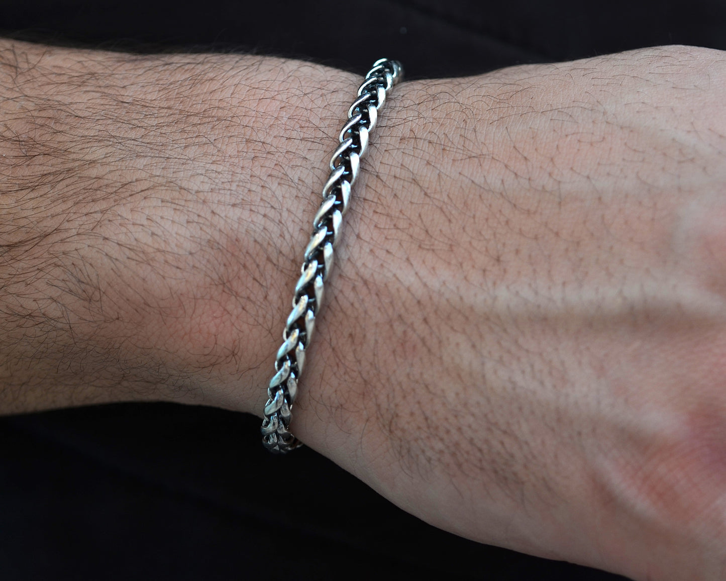 BRACELET FOR MEN PURE SILVER 925K