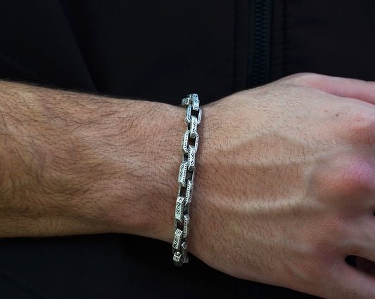 BRACELET FOR MEN SILVER 925k