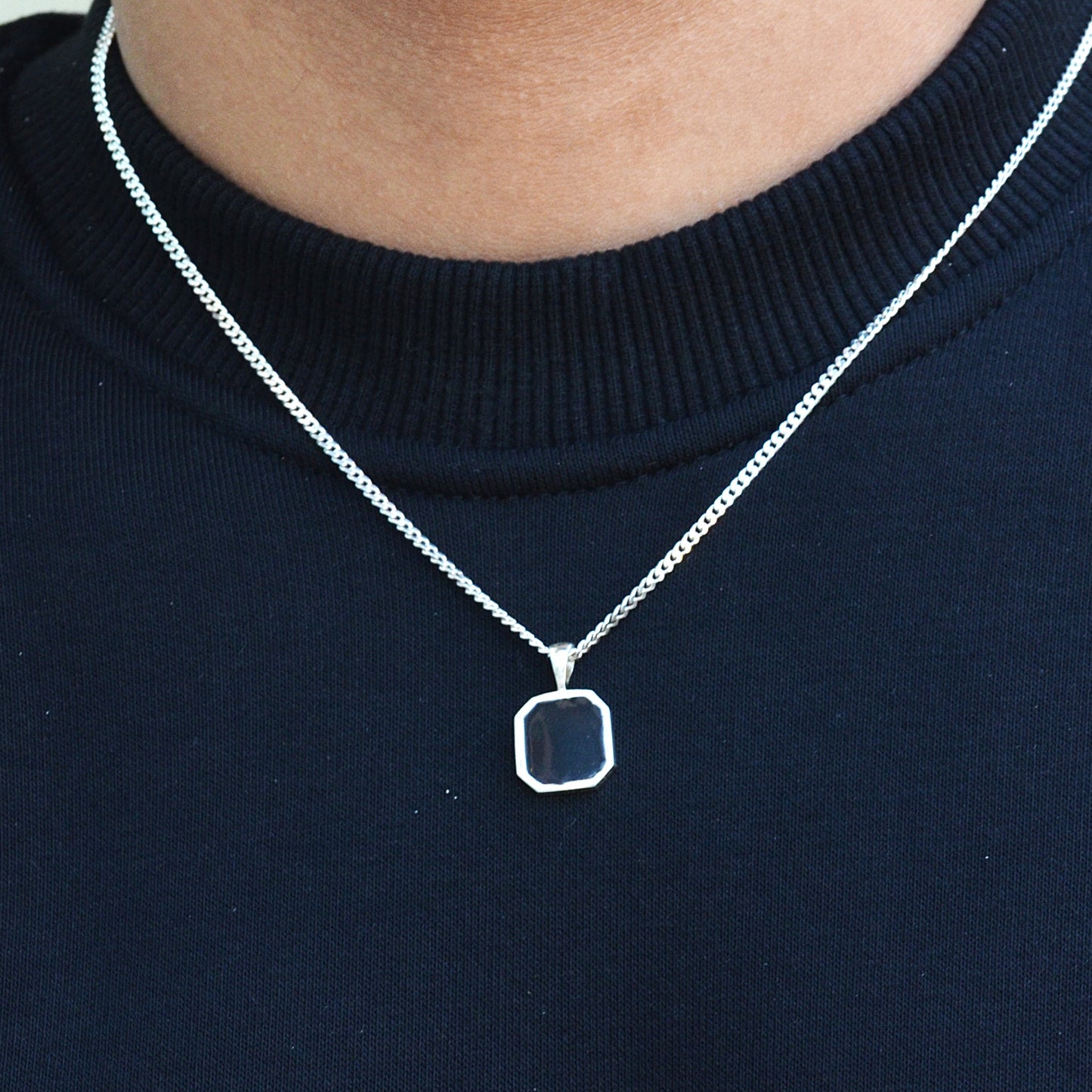 new necklace silver 925k