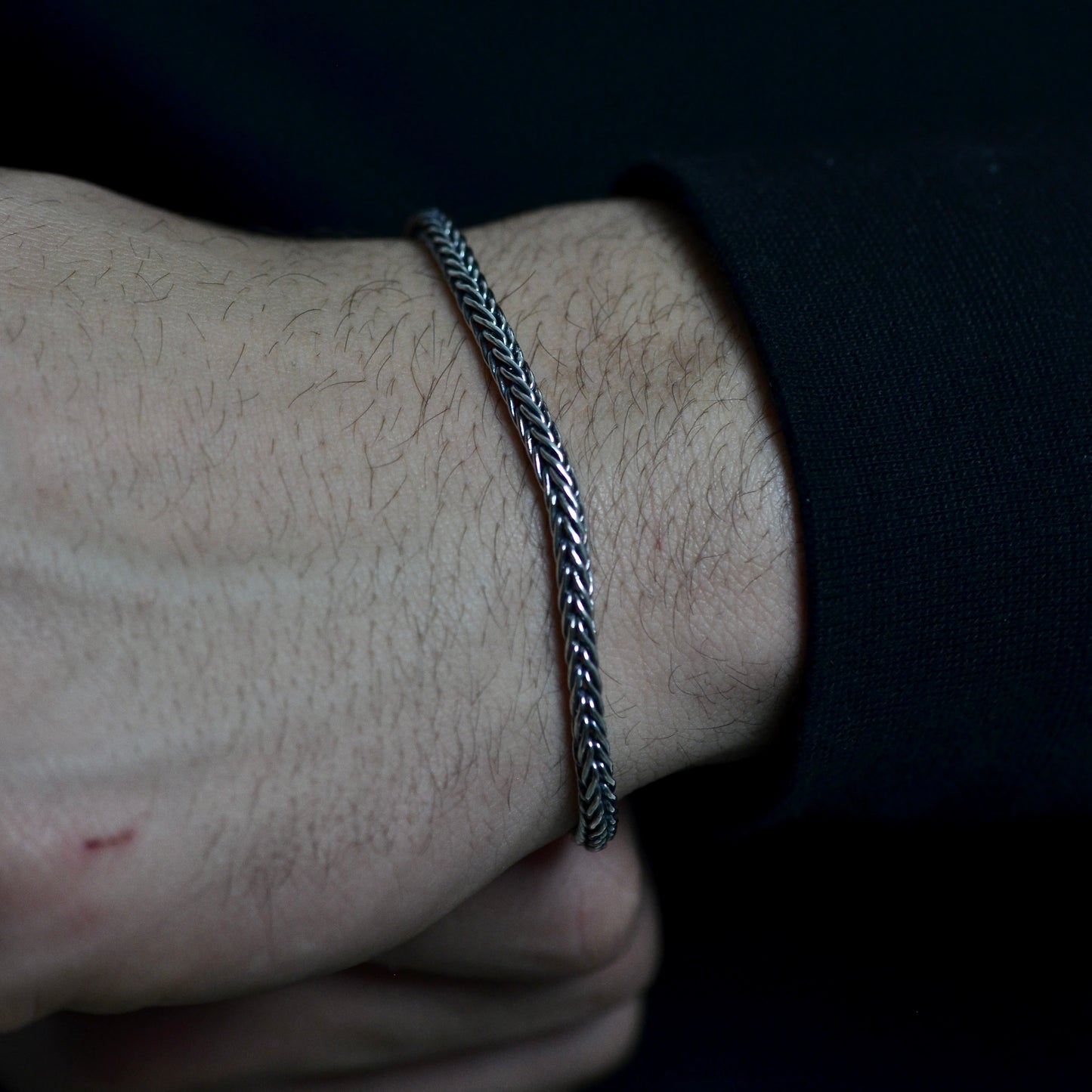 Luxury Braided Bracelet silver 925k