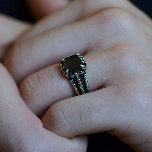 Black Sovereign Ring Silver 925K