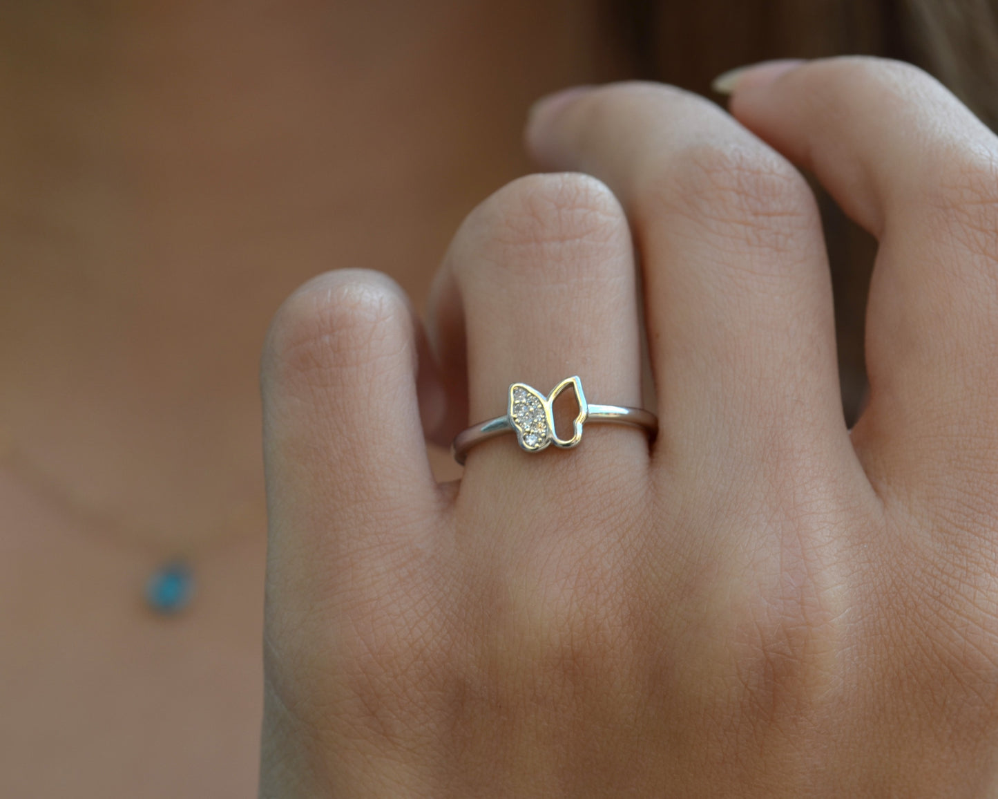 ring for women silver 925k plated by platinum