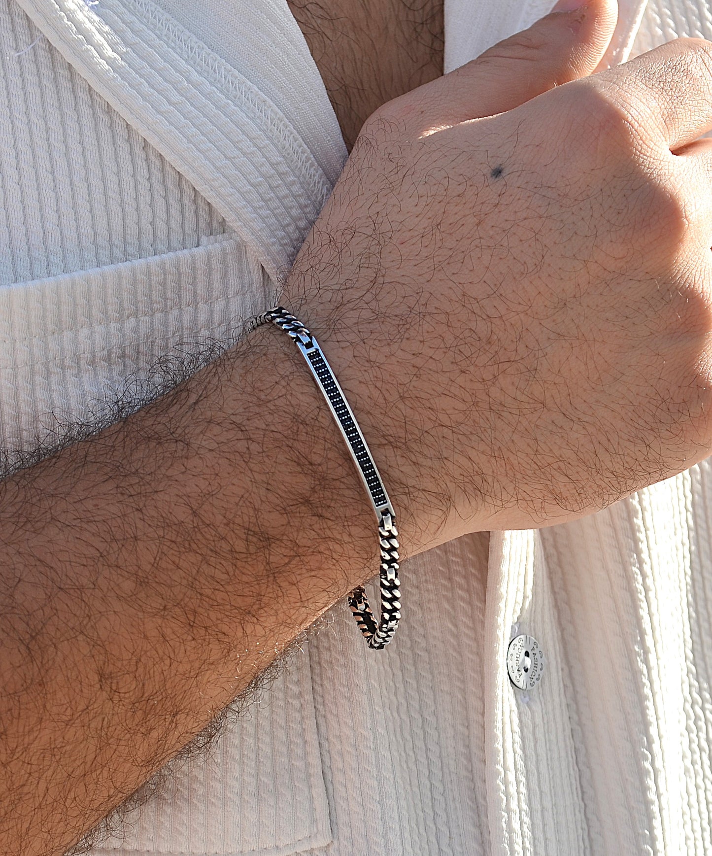 bracelet for men italian silver 925k