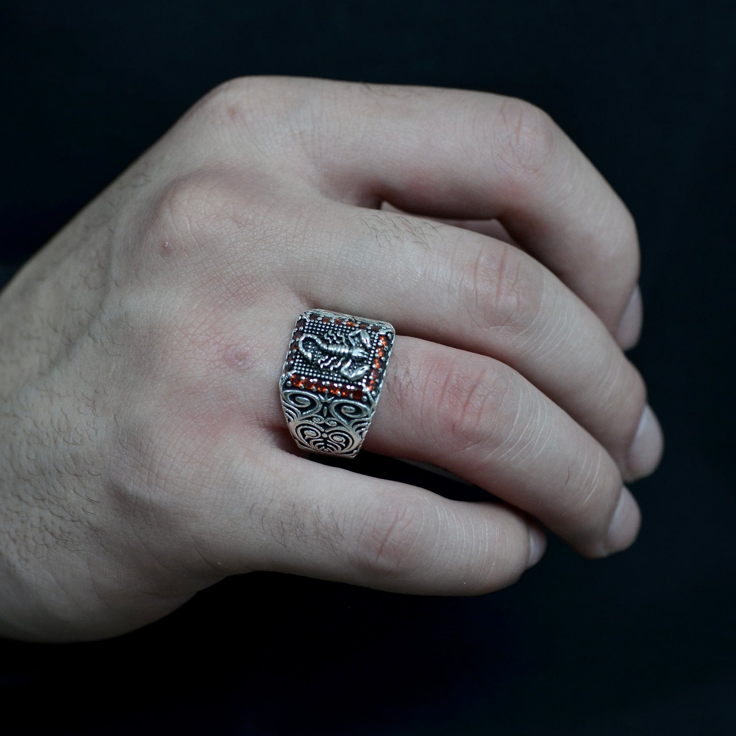 Scorpion King Ring silver 925k