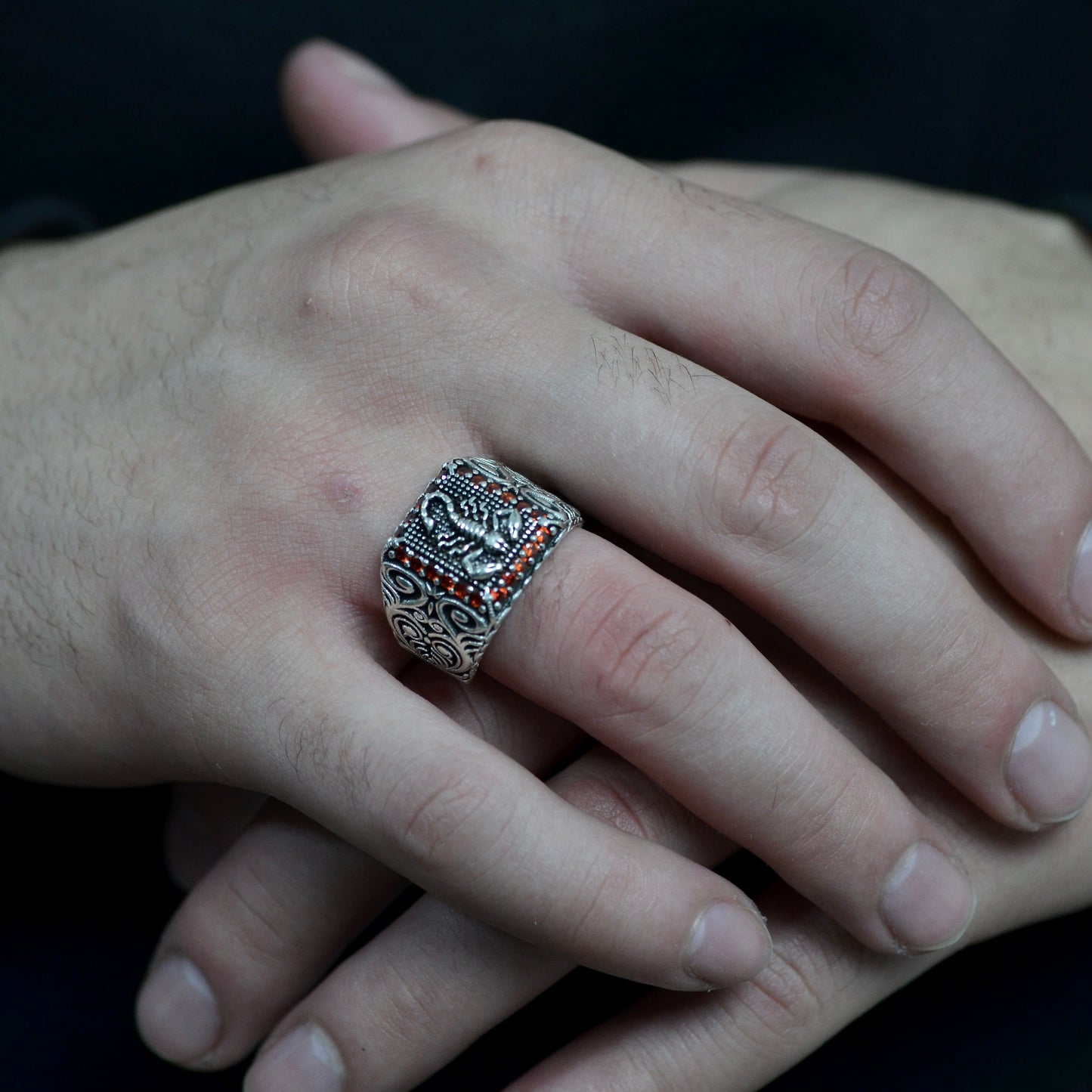 Scorpion King Ring silver 925k