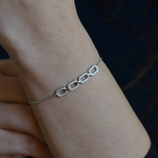 Luxe Link Bracelet Silver 925K