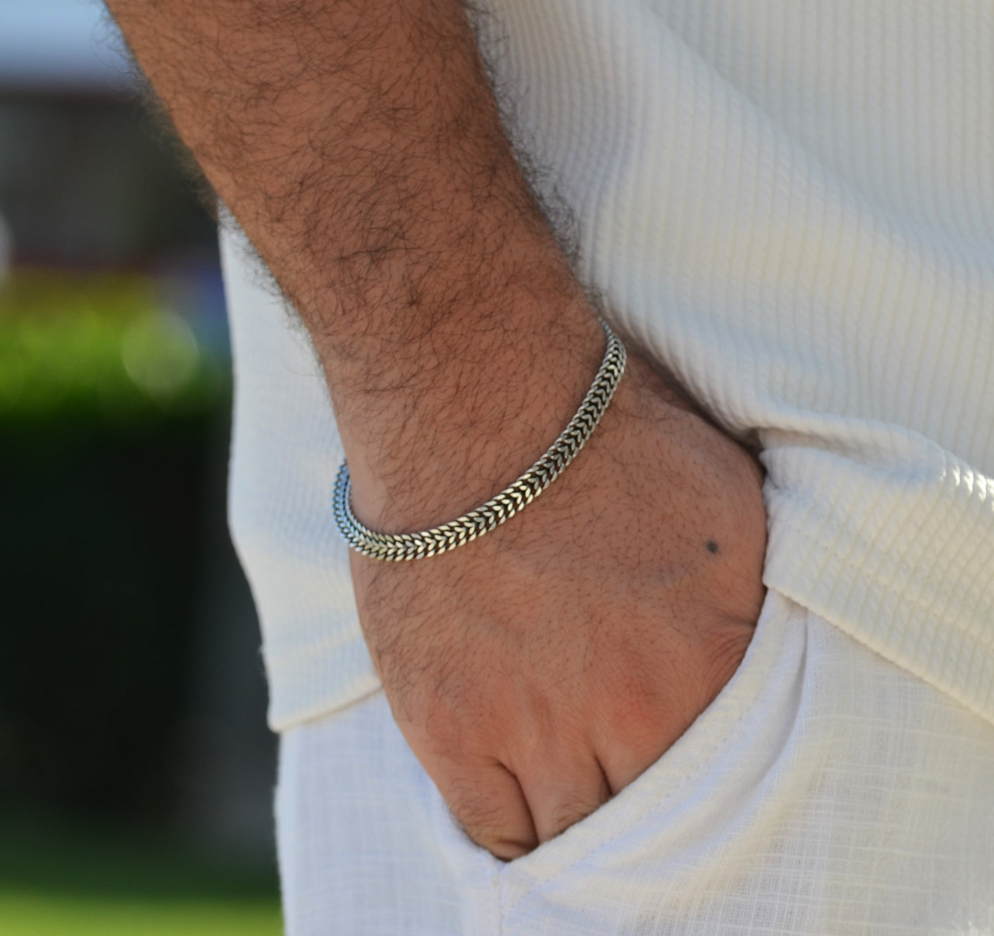 bracelet for men silver 925k italian