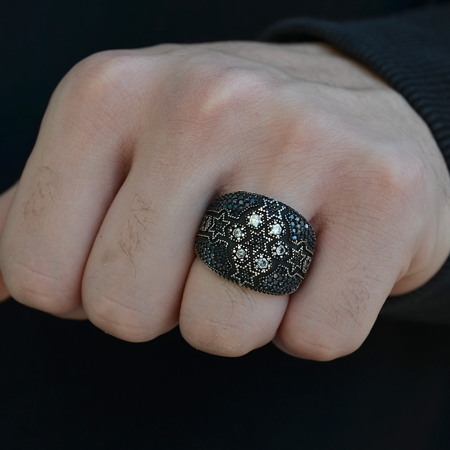 Majestic Cosmos Ring silver 925k
