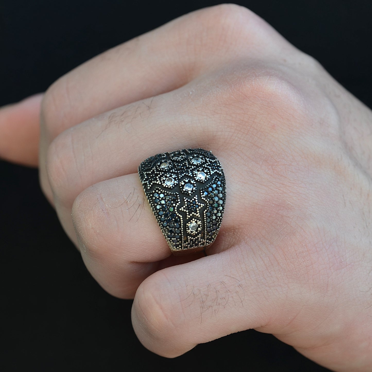 Majestic Cosmos Ring silver 925k
