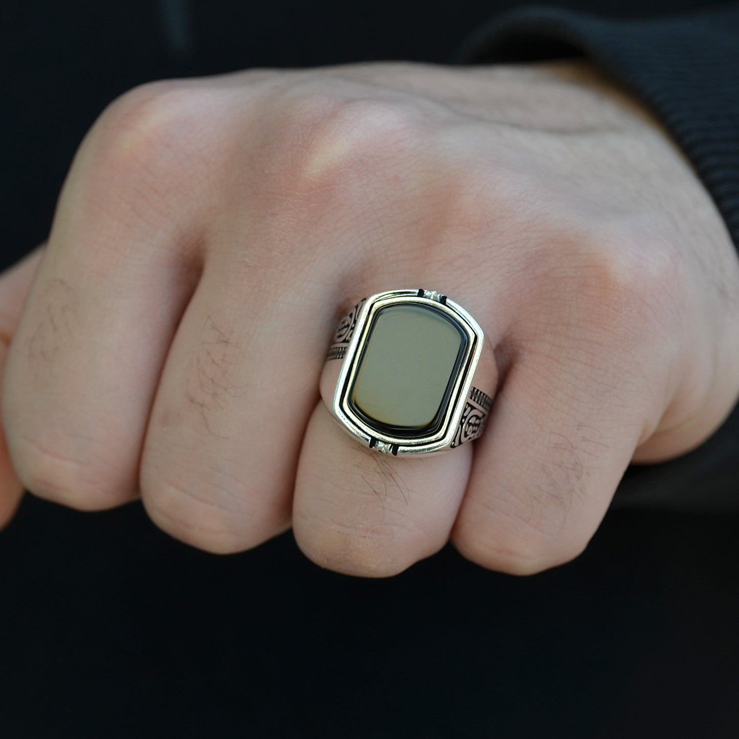 Double Side Ring silver 925k