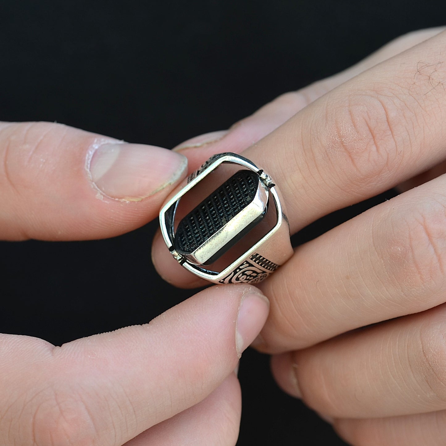 Double Side Ring silver 925k