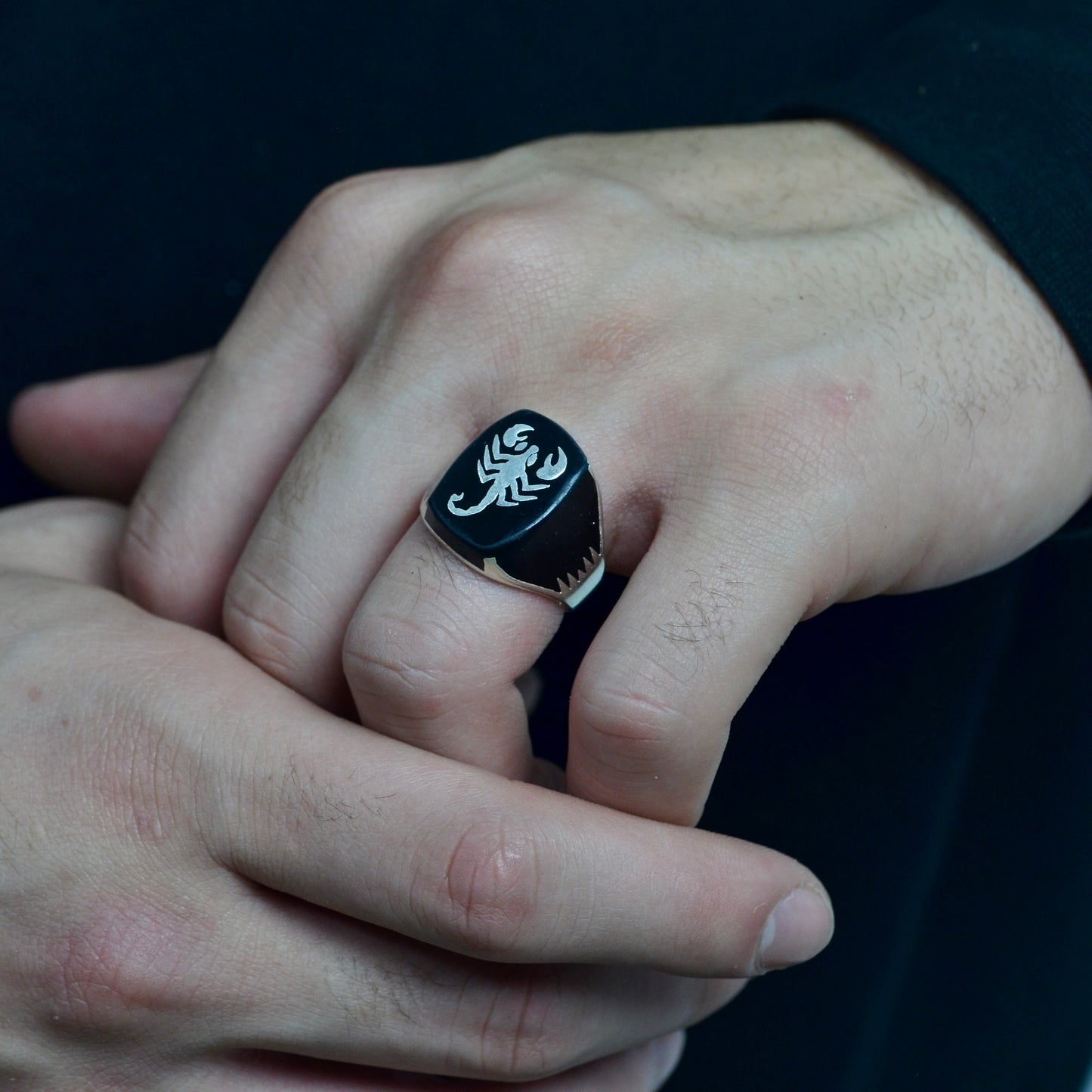 Shadow Scorpion Ring silver 925k