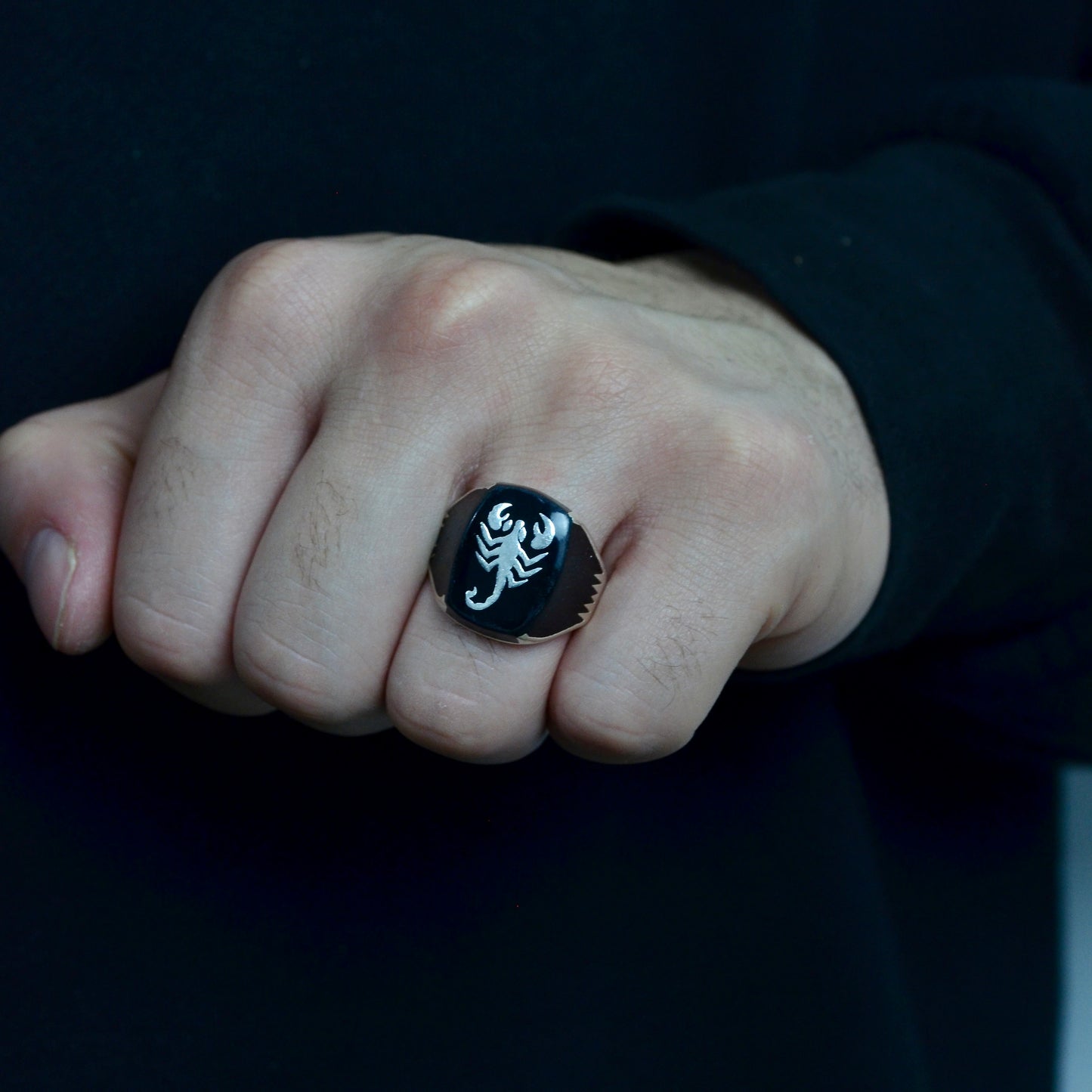 Shadow Scorpion Ring silver 925k