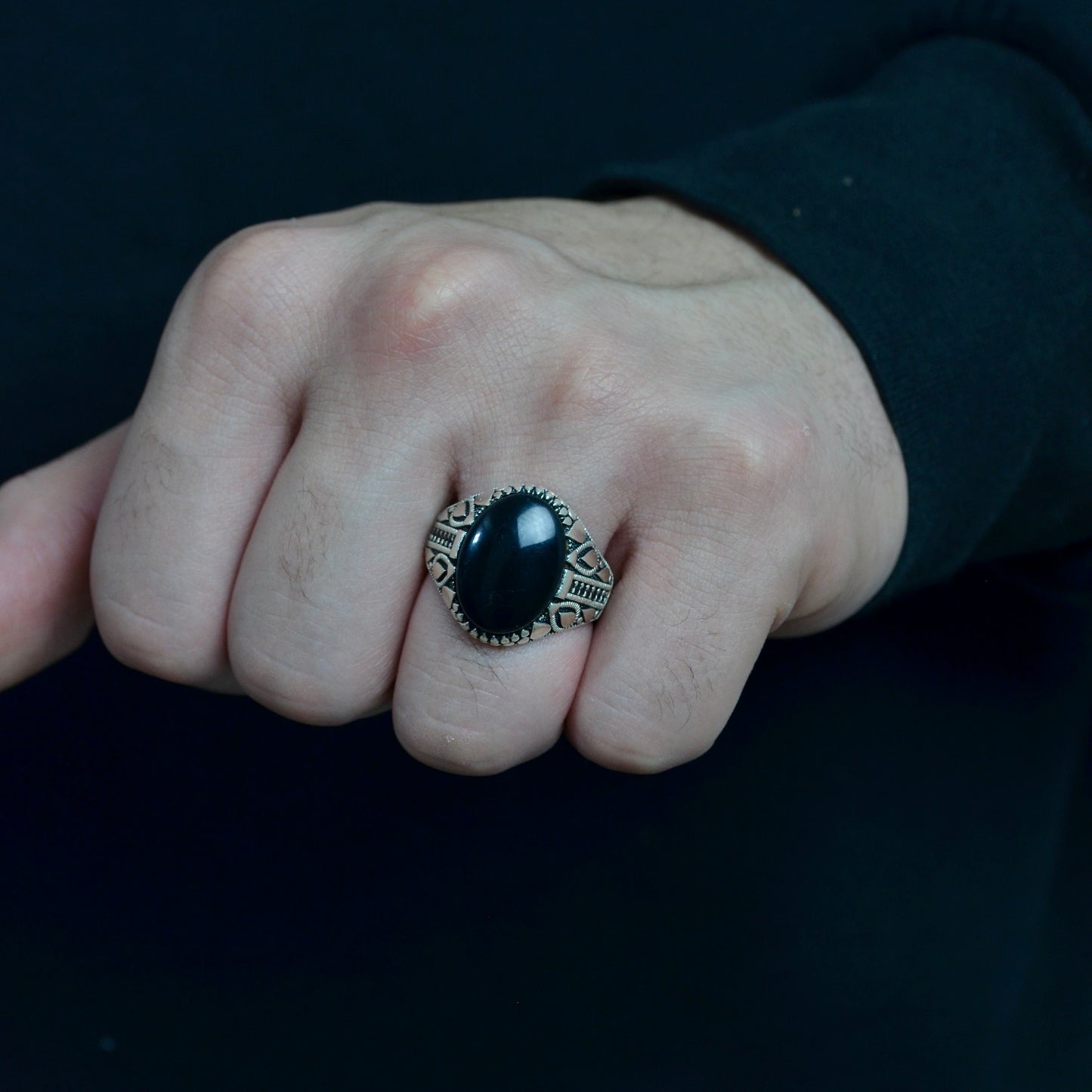 Night Emperor Ring silver 925k