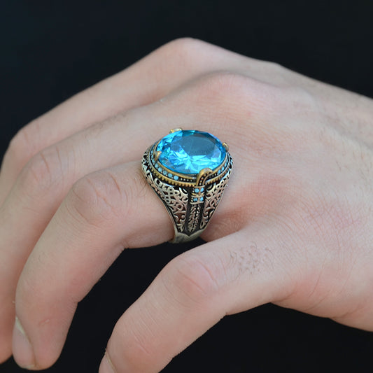 Royal Sky Blue Ring silver 925k