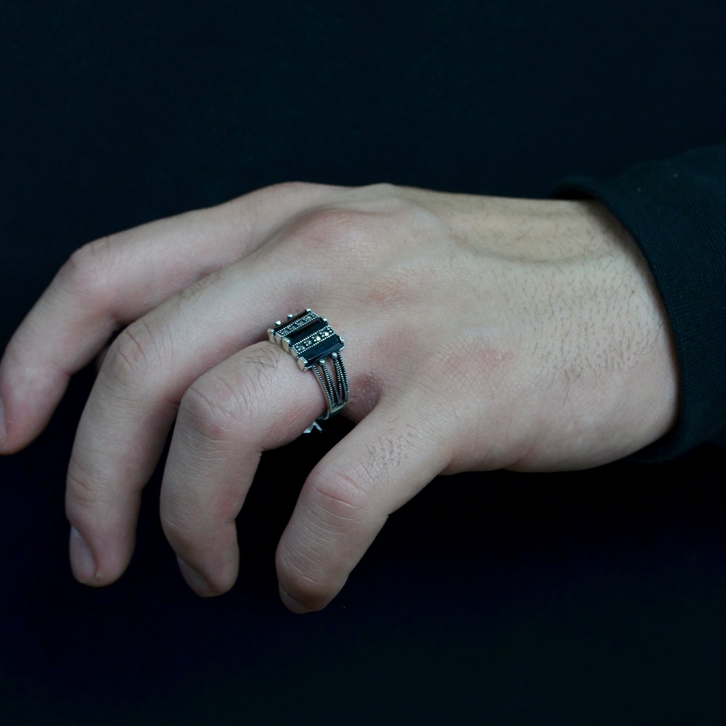 Urban Block Ring silver 925k