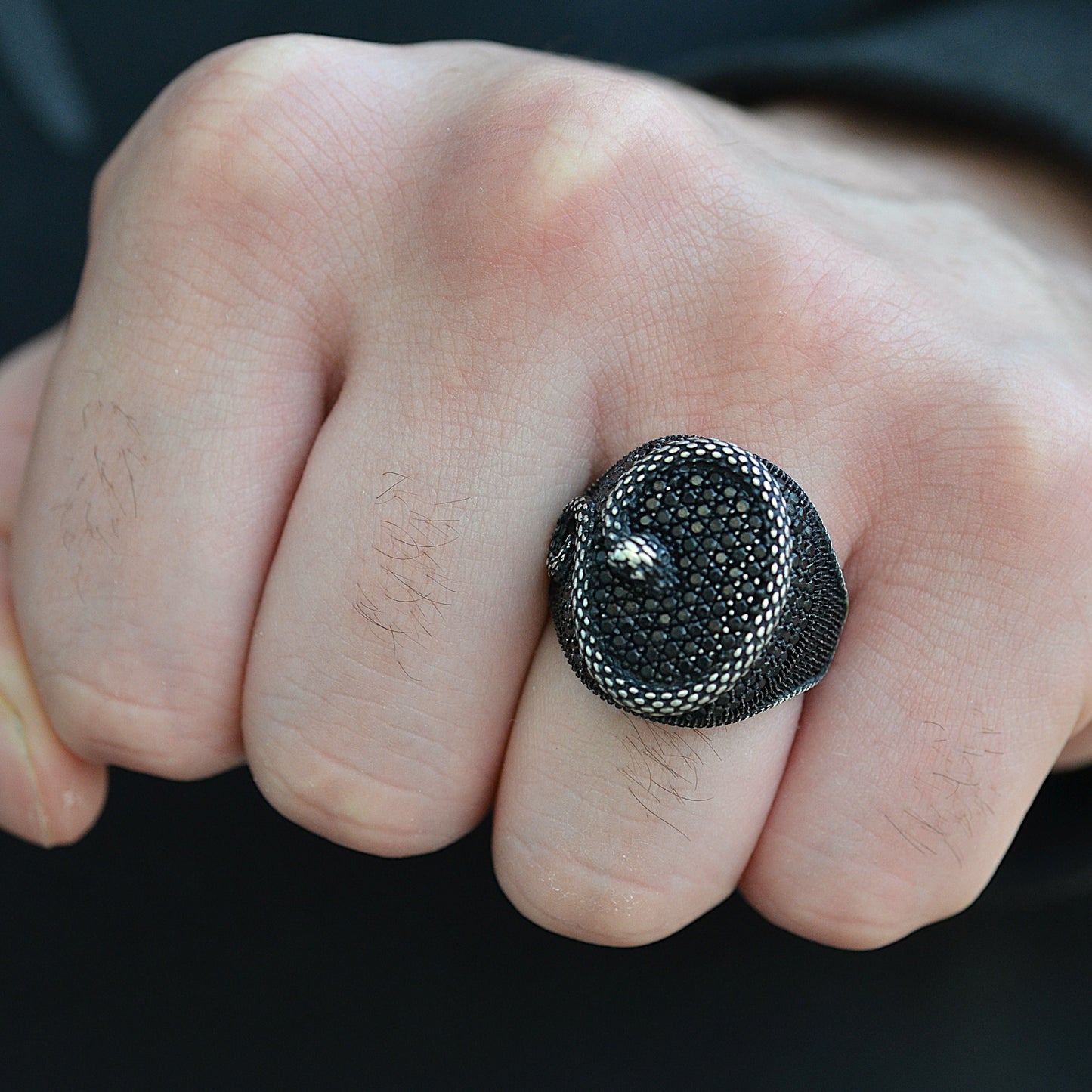 Serpent Core Ring silver 925k