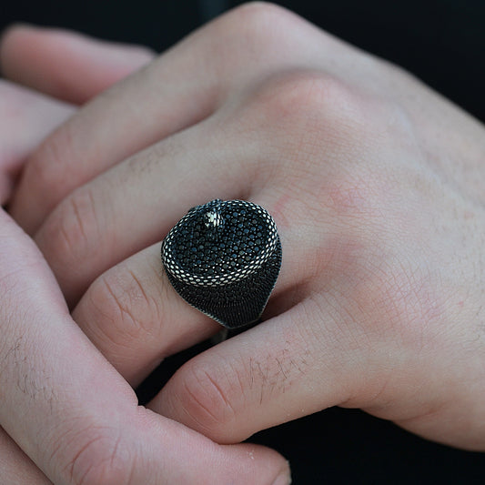 Serpent Core Ring silver 925k