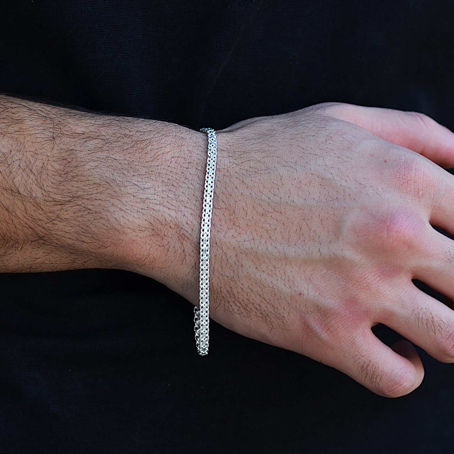 bracelet for men italian silver 925k