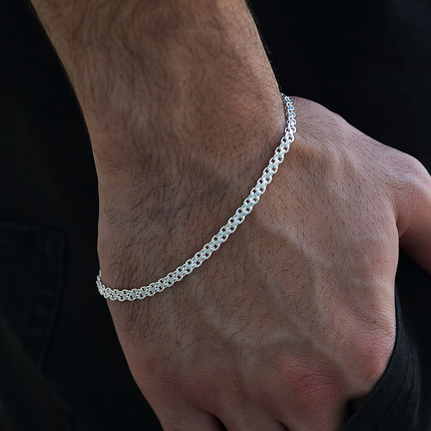 bracelet for men italian silver 925k